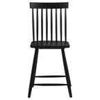 Andrews 5-piece Round Counter Dining Set Light Ash and Black