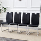 Bow Shaped Chairs, Ergonomic Design, Non Slip Base