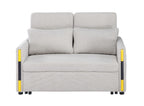 Percy - Teddy Sleeper Loveseat With Dual-Pull Sleeper Design