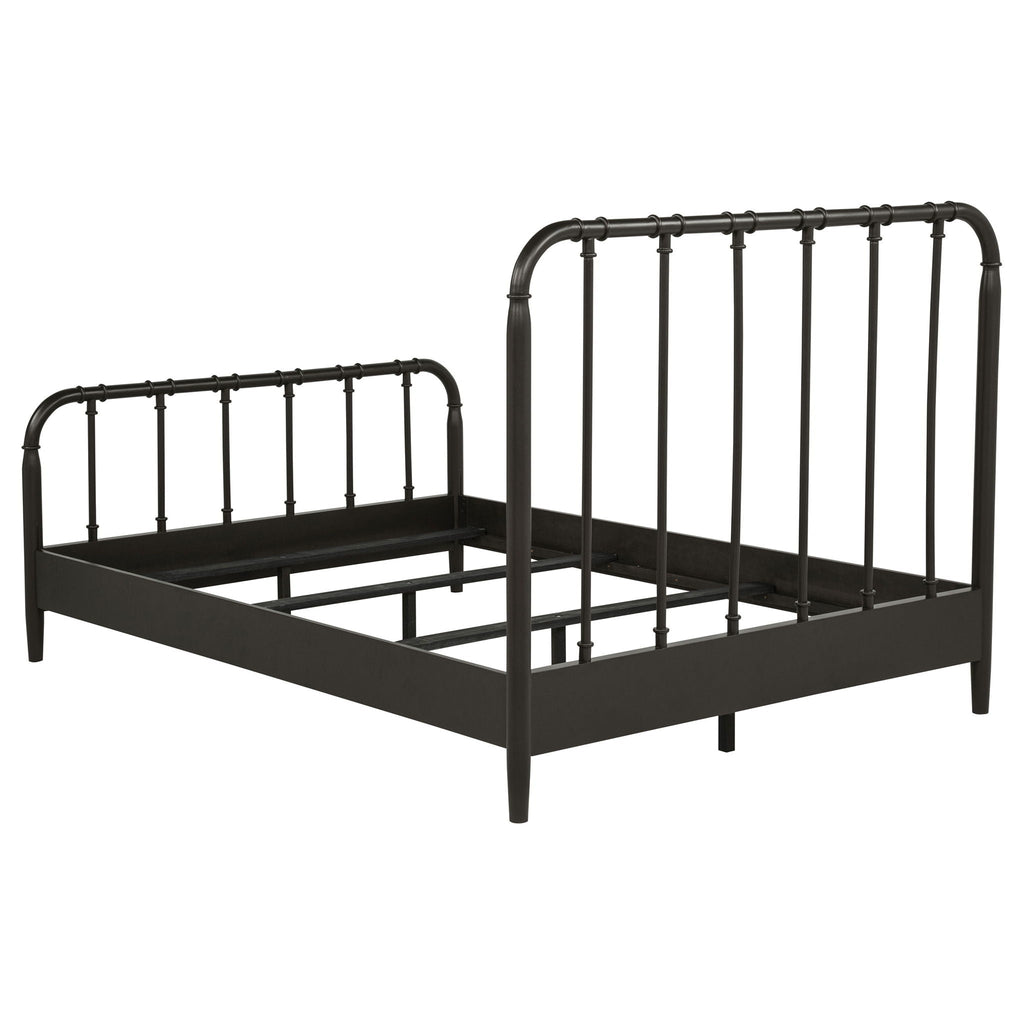 Rocco All Wood Water Pipe Open Frame Full Bed Dark Bronze