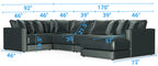 Remington - Modular Sofa - Pine