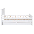 Platform Bed With Trundle And Drawers