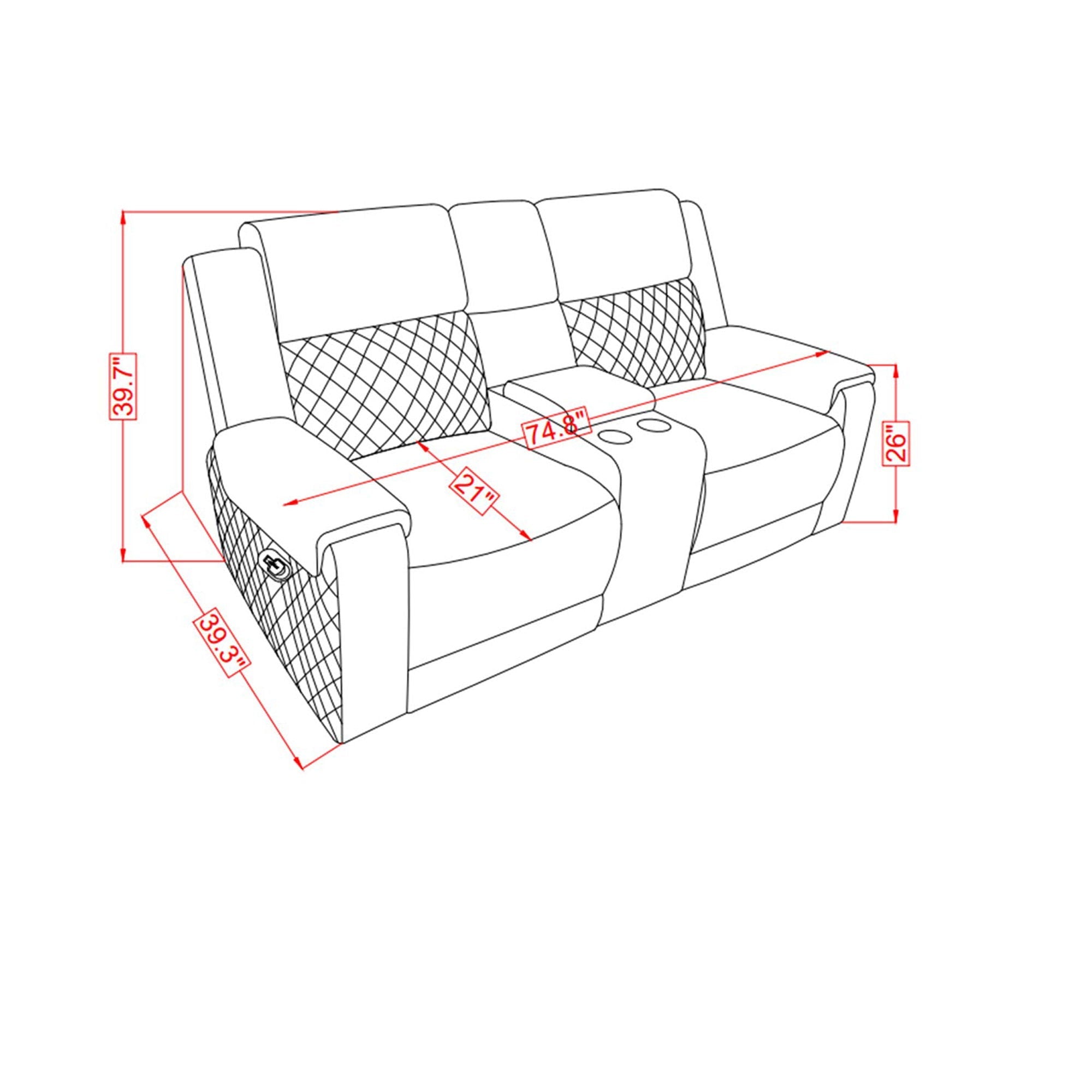 Alicia - Traditional Reclining Set