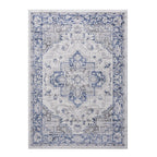 Marfi - 8' X 10' Oriental Area Rug - Blue / Gray