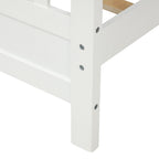 Platform Bed With Paneled Headboard And Footboard
