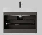 Alice - Bathroom Vanity With Sink, Wall Mounted, Floating