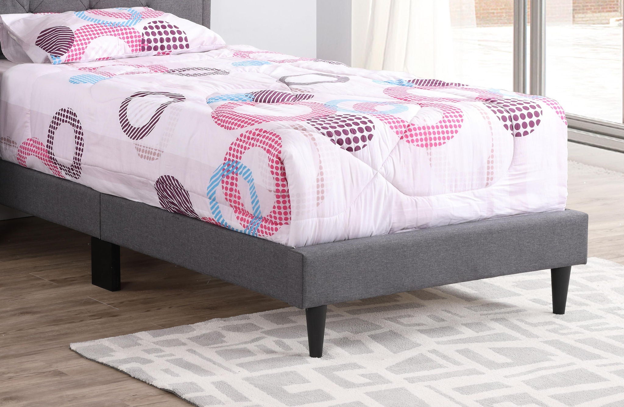 Button Tufted Bed Charming For Cozy Spaces