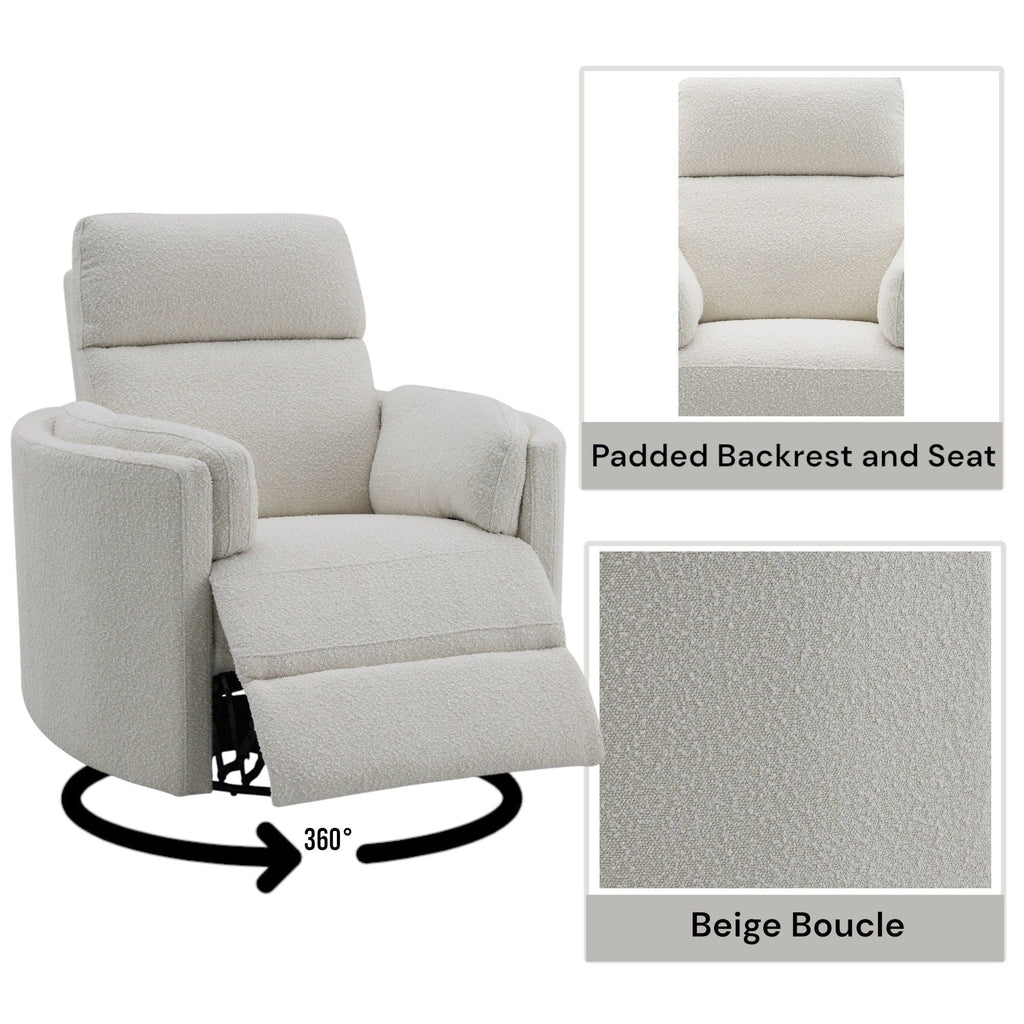 Sagen - Glider Recliner With Swivel