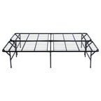 Mabel Metal Queen Mattress Support Platform Bed Black