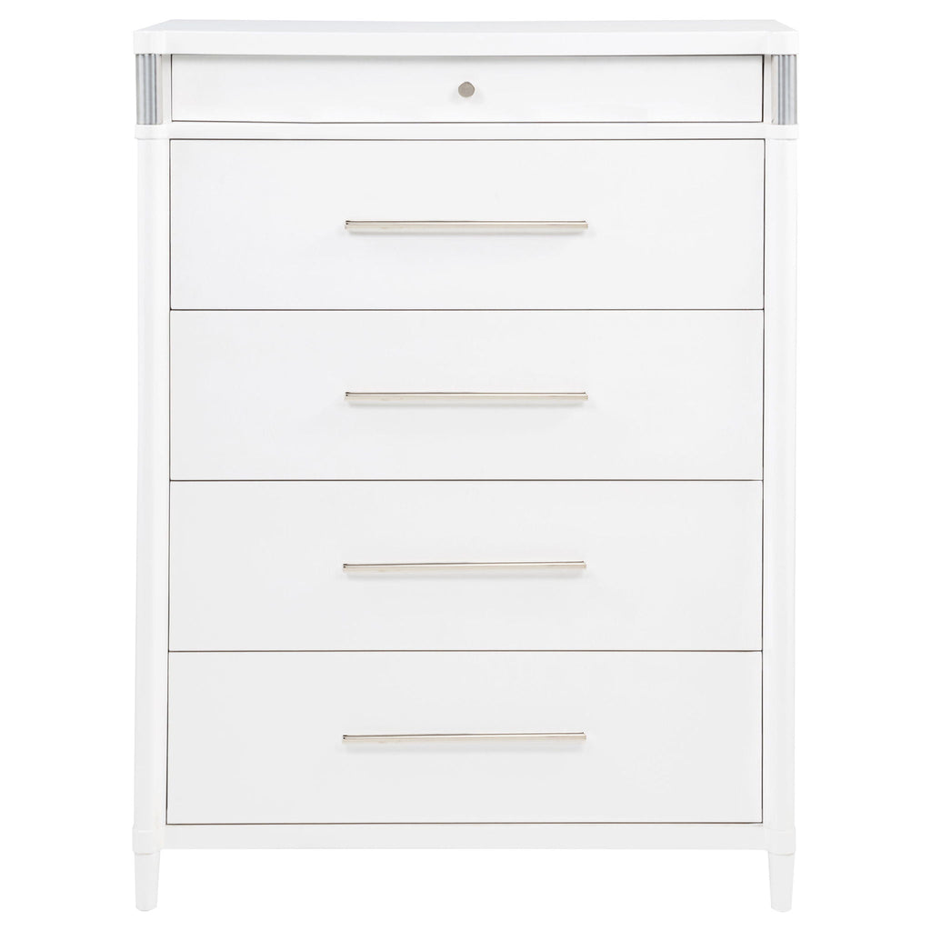 Gracemont 5-drawer Bedroom Chest of Drawers White