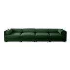 Stylish Sofa With Storage Seat And Cylindrical Backrest