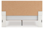 Zuraleus - Upholstered Panel Platform Bed With Roll Slats