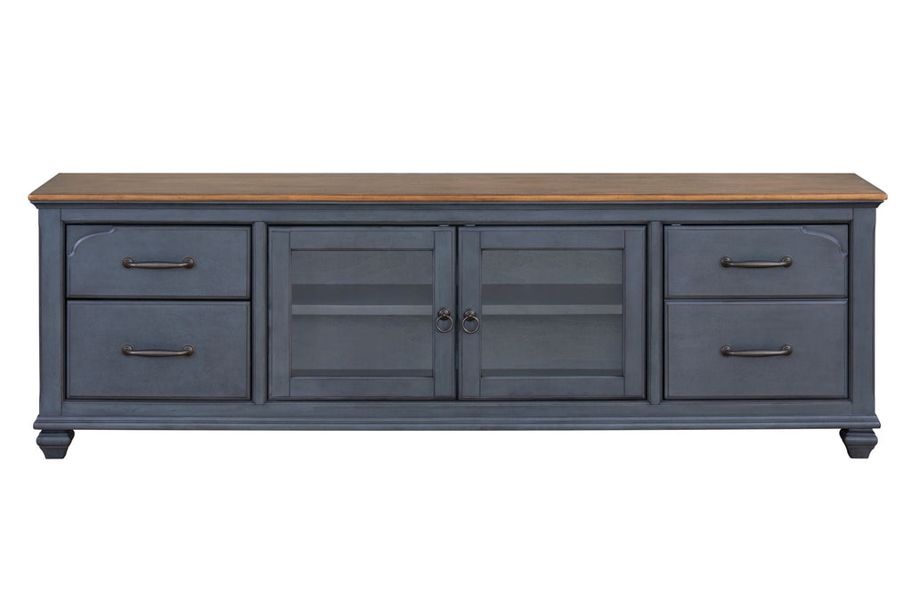 TV Stand For TVs Up To 90" - Blue