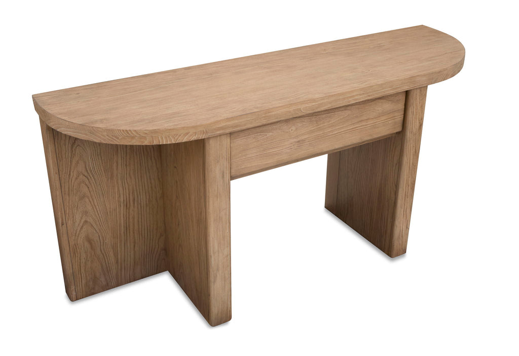 Hayden - Demilune Sofa Table - Golden Oat