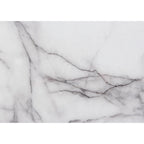Moon - Marble Nightstand With LED - White