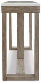 Loyaska - Sofa Table - Brown / Ivory