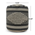 Diamond - Handcrafted Cylindrical Pouf