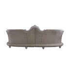 Dresden - 43" Sofa With 5 Pillows - Synthetic Leather & Vintage Bone White