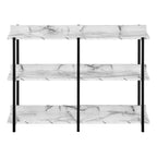 Accent Console Table For Entryway, 3 Tier Design