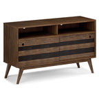 Clarkson - TV Stand - Rustic Natural Aged Brown