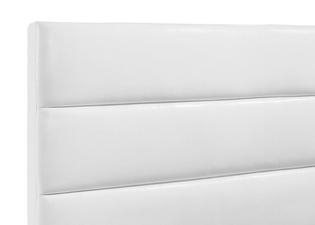 Felicity 53-inch Upholstered Twin Platform Bed White