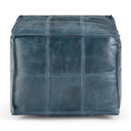Manning - Square Pouf - Teal