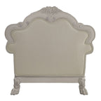Dresden - Chair With 2 Pillows - Synthetic Leather & Bone White