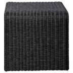 Cahya 3-piece Rattan Coffee and End Table Set Black