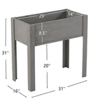 Raised Garden Bed With Legs, Elevated Planter Box For Outdoor Plants