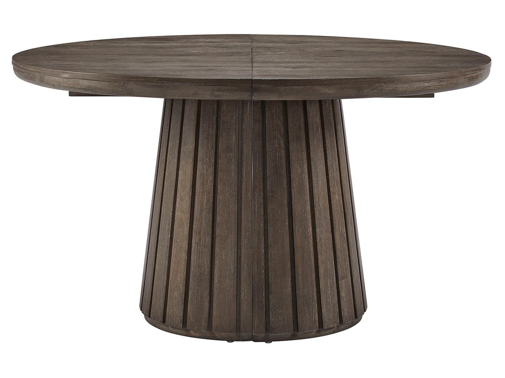 Kavanaugh - Round Dining Table - Weathered Kona Brown