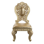Seville - Side Chair (Set of 2) - Synthetic Leather & Gold