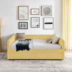 Upholstered Daybed & 2 Drawers