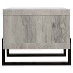 Dinard Engineered Wood Cocktail Coffee Table Grey Driftwood