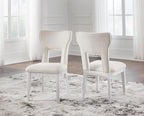 Chalanna - Dining Upholstered Side Chair (Set of 2) - White