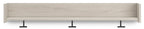 Socalle - Wall Mounted Coat Rack w/Shelf - Light Natural