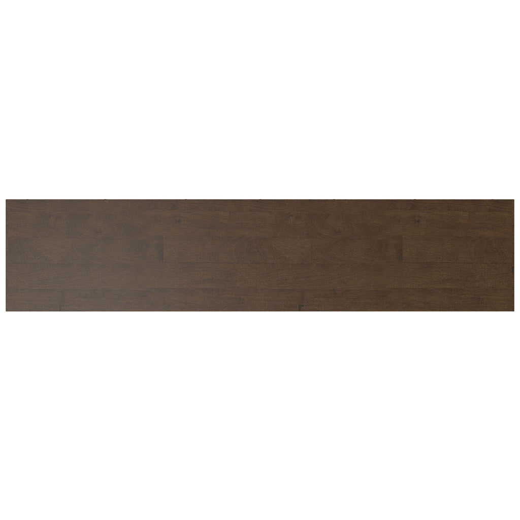 Banting - Low Wide Bookcase - Walnut Brown