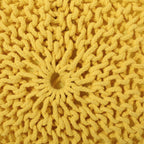 Bordeaux - Knitted Round Pouf Ottoman