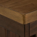 Rylandeen - Rectangular Dining Room Counter Height Extension Table - Light Brown / Dark Brown