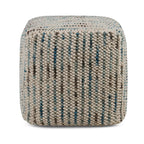 Zoey - Handcrafted Woven Cube Pouf