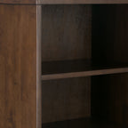 Harper - Bookcase With Storage - Walnut Brown
