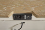 Shaybrock - Two Drawer Night Stand - Antique White / Brown