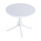 4 Piece Set Of Single Chairs, Traditional Elements With Round Table