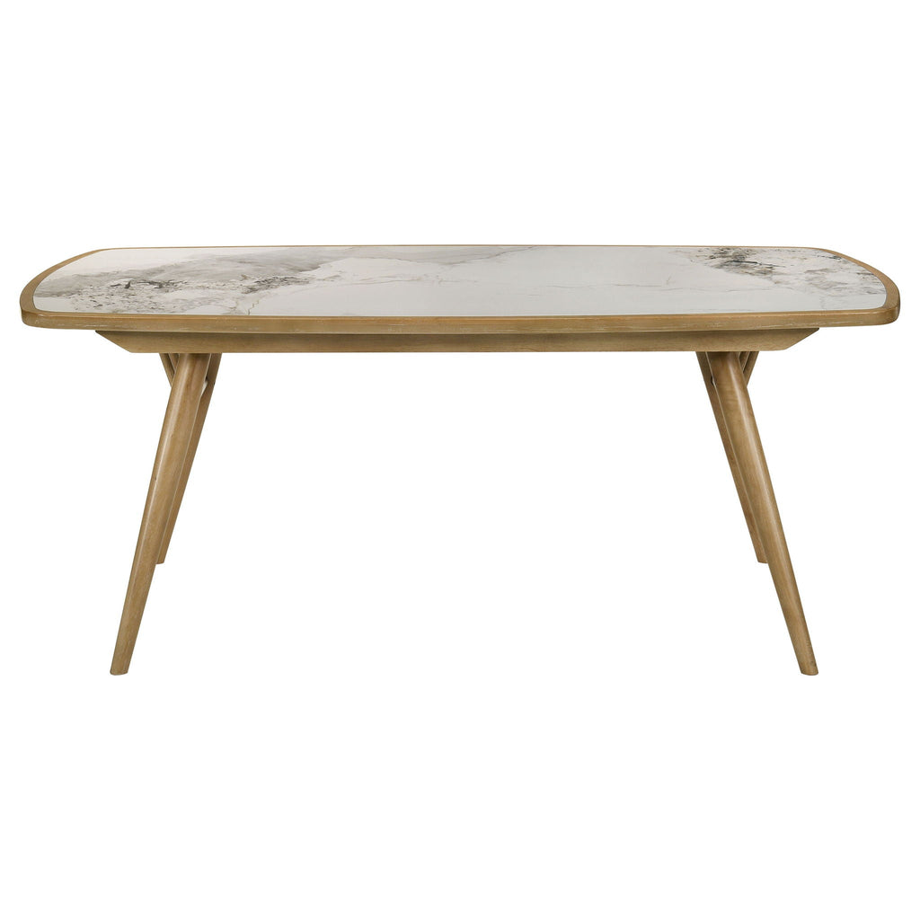 Croyden 7-piece Rectangular Dining Set Weathered Natural