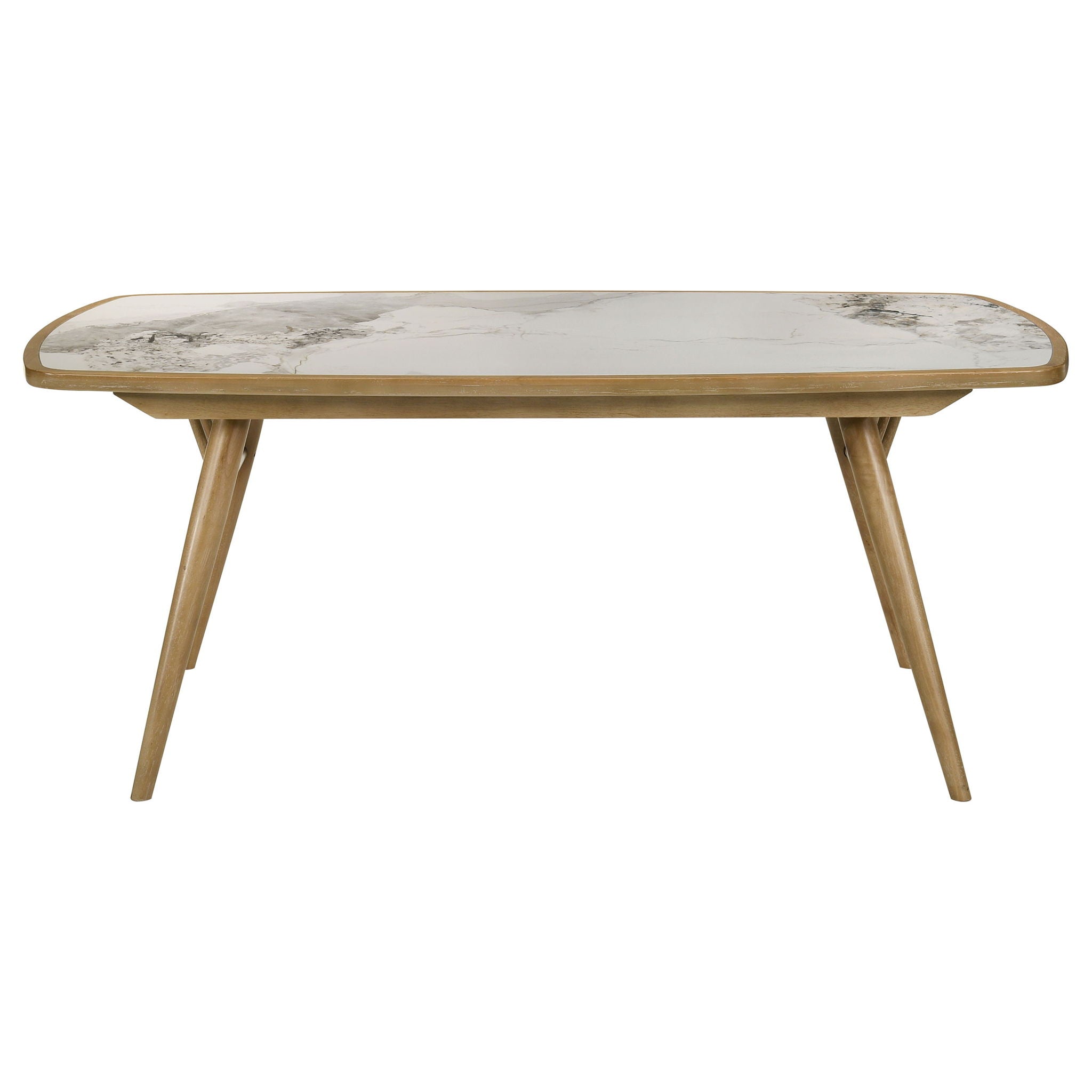 Croyden 7-piece Rectangular Dining Set Weathered Natural