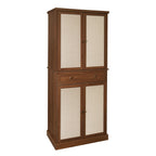 4 Door Storage Cabinet With 1 Drawer, With 4 Adjustable Inner Shelves