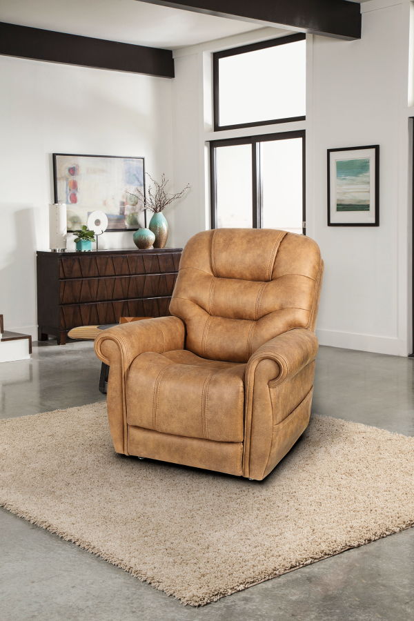 Lucas - Power Lift Recliner With Power Headrest, Power Lumbar And 3 Zone Heat