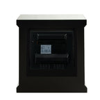 Noralie - 28" Fireplace - Mirrored & Faux Diamonds