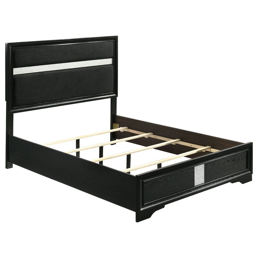 Miranda 4-piece Full Bedroom Set Black