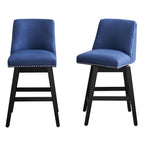 Upholstered Swivel Bar Stool