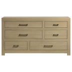 Hendricks 6-drawer Bedroom Dresser Storage Cabinet Light Oak